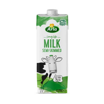 Picture of Arla Long Life Semi Skimmed Milk (12x1L)