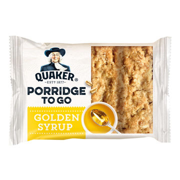Picture of Quaker Porridge To-Go Golden Syrup Breakfast Bar (12x55g)