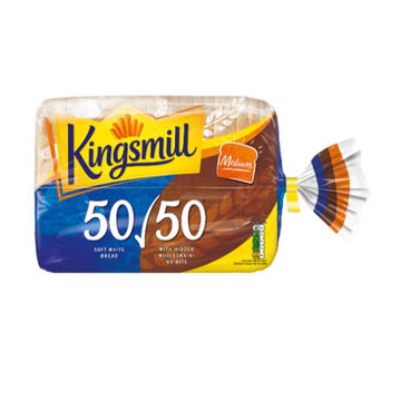 Picture of Kingsmill Fresh 50/50 Medium Sliced Bread (800g)