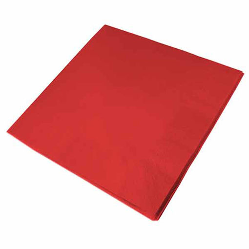 Picture of Swantex 40cm/2ply Red Napkins (16x125)