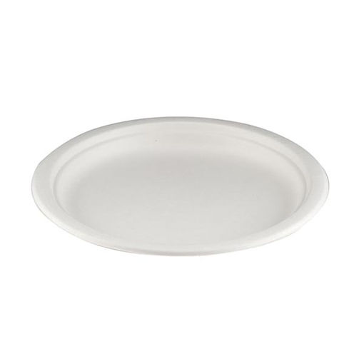 Picture of Enviroware 9" White Bagasse Plate (500)