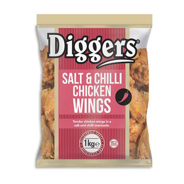 Picture of Diggers Salt & Chilli Chicken Wings (5x1kg)
