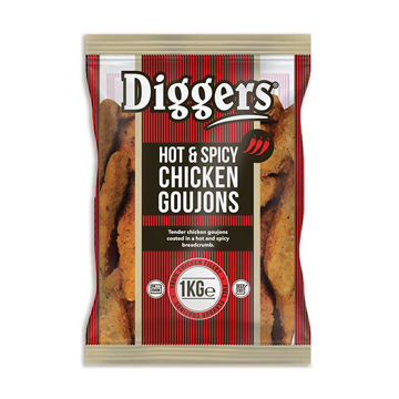 Picture of Diggers Hot and Spicy Goujons (5x1kg)