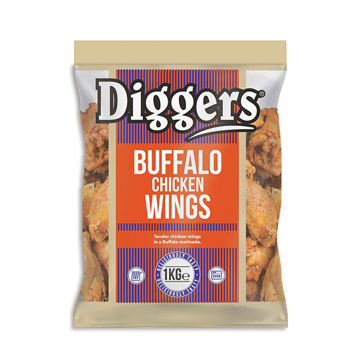 Picture of Diggers Buffalo Wings (5x1kg)