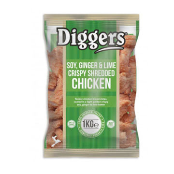 Picture of Diggers Soy, Ginger & Lime Crispy Shredded Chicken (5x1kg)