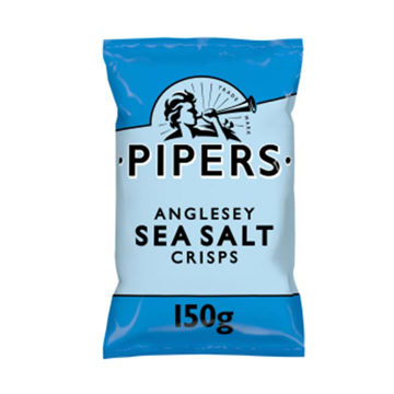 Picture of Pipers Anglesey Sea Salt Crisps (8x150g)