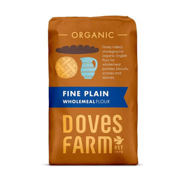 Picture of Doves Farm Wholemeal Plain Flour (5x1kg)