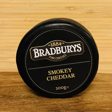Picture of Bradburys Smokey Cheddar Cheese Truckle (6x200g)