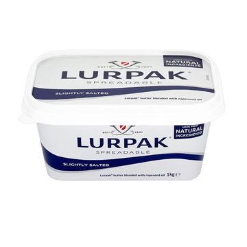Picture of Lurpak Slightly Salted Spreadable Butter (8x1kg)