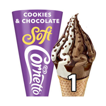 Picture of Walls Cornetto Soft Chocolatey (24x140ml)