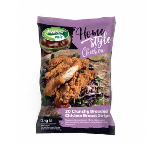 Picture of Meadow Vale Homestyle Breaded Chicken Strips (4x1kg)