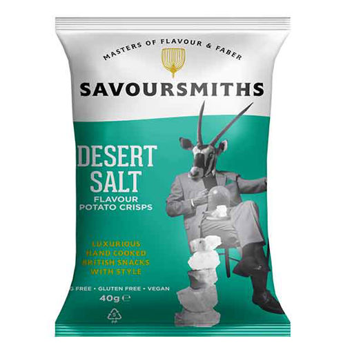 Picture of Savoursmiths Desert Salt Flavour Potato Crisps (24x40g)