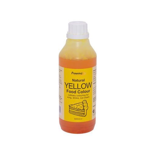 Picture of Preema Yellow Food Colouring (6x500ml)