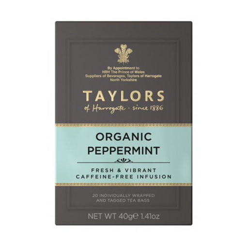 Picture of Taylors of Harrogate Organic Peppermint Tea (6x20)