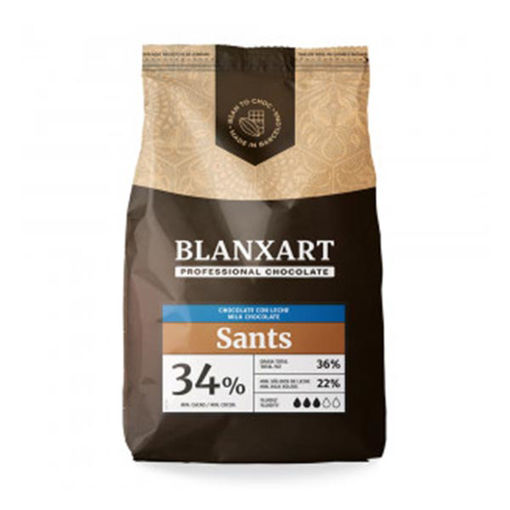 Picture of Blanxart Sants 34% Milk Chocolate Callets (2x5kg)