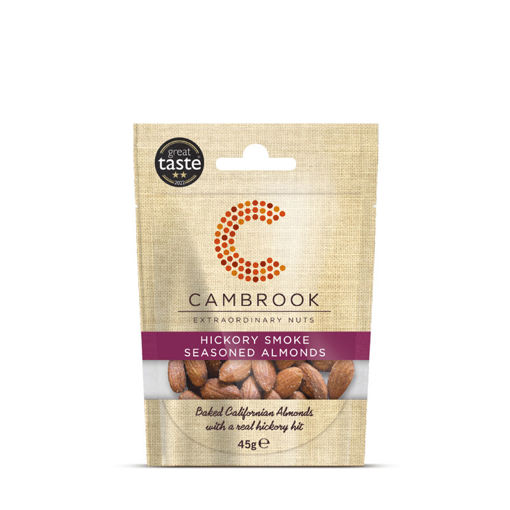 Picture of Cambrook Hickory Smoke Seasoned Almonds (24x45g)