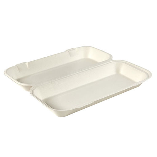 Picture of Enviroware 13 x 6" Extra Long Bagasse Clamshells (5x50)