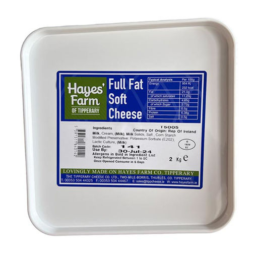 Picture of Hayes Farm Full Fat Soft Cheese (4x2kg)