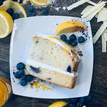 Picture of CAKE Lemon & Blueberry Cake (14ptn)