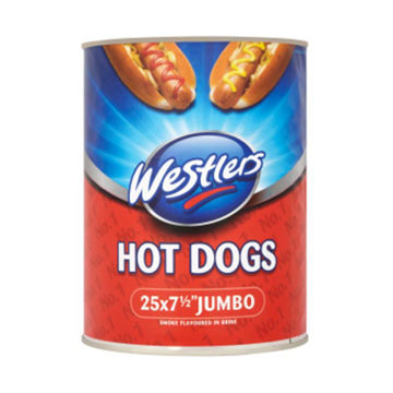 Picture of Westlers No.1 Jumbo Hot Dogs (6x25x104g)