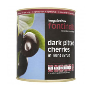 Picture of Fontinella Dark Pitted Cherries In Light Syrup (6x850g)