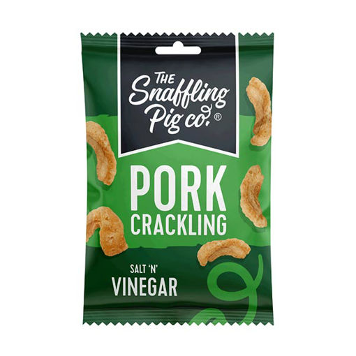 Picture of Snaffling Pig Salt & Vinegar Pork Crackling (12x40g)