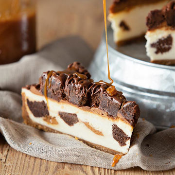 Picture of Sweet Street Caramel Brownie Bite Cheesecake (2x14ptn)