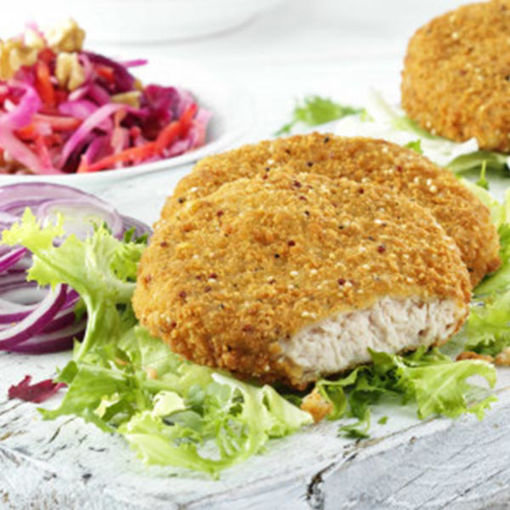 Picture of Rosie & Jim Gluten Free Breaded Turkey Burgers (6x7x145g)