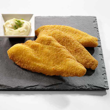 Picture of Van Der Lee Breaded & Pre-fried Plaice Fillets, 7-8oz (15)