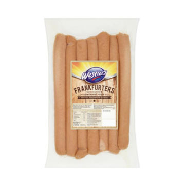 Picture of Westlers 8" Frankfurter Hot Dog Sausages (6x7x90g)