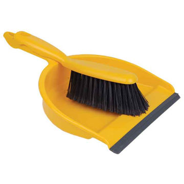 Picture of Robert Scott Yellow Dust Pan & Brush Set (Soft) (12)