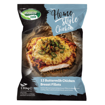 Picture of Meadow Vale Buttermilk Chicken Breast Fillets (2x1.95kg)