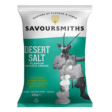 Picture of Savoursmiths Desert Salt Flavour Potato Crisps (24x40g)