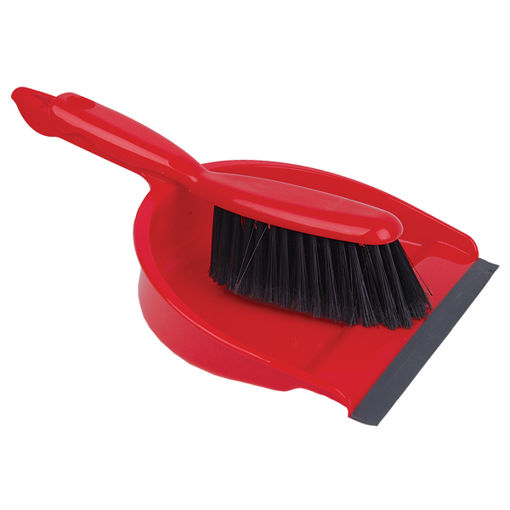 Picture of Robert Scott Red Dust Pan & Brush Set (Soft) (12)