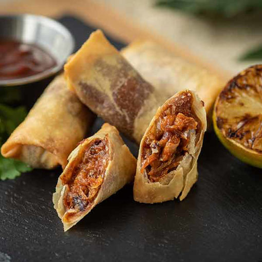 Picture of Scheff Foods BBQ Jackfruit Spring Rolls (50x25g)