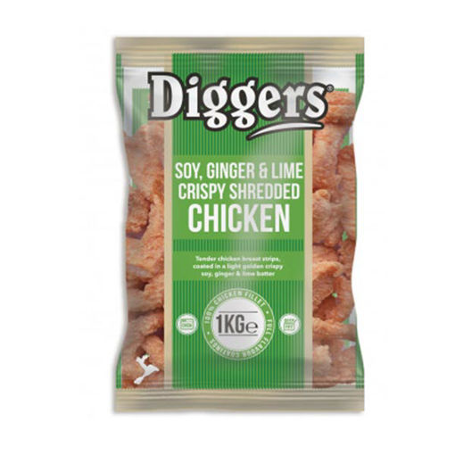 Picture of Diggers Soy, Ginger & Lime Crispy Shredded Chicken (5x1kg)