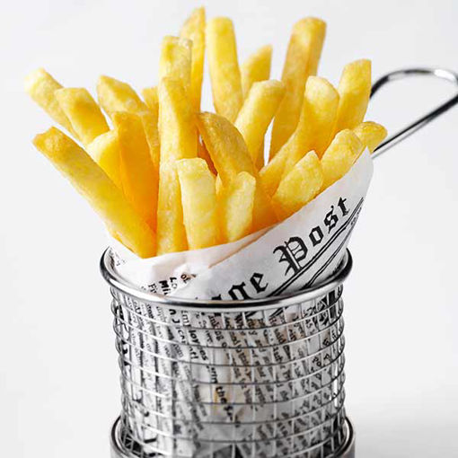 Picture of McCain 'Surecrisp' Skin-off Thin-cut Fries - 3/8 (4x2.27kg)