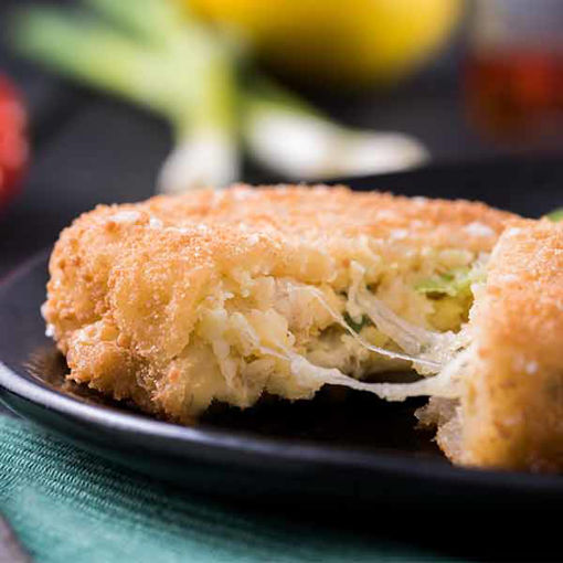 Picture of Paramount Gluten Free Smoked Haddock & Mozzarella Fishcake (24x100g)