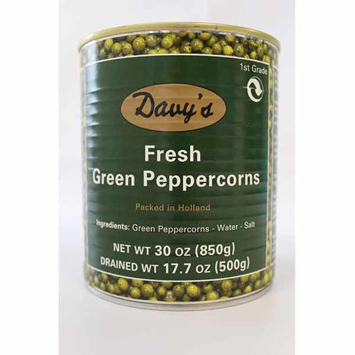 Picture of Davy's Green Peppercorns in Brine (6x850g)