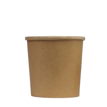 Picture of Go-Deli 12oz Kraft PP Lined Heavy Duty Soup Cup (500)