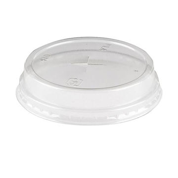 Picture of Celebration 7oz Clear PLA Compostable Cold Cup Lids (1000)