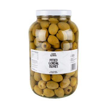 Picture of Silver & Green Pitted Gordal Olives (3x3kg)