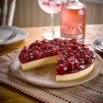 Picture of Sidoli Vegan & Gluten Free Raspberry & Gin Cheesecake (12ptn)