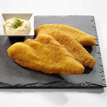 Picture of Van Der Lee Breaded & Pre-fried Plaice Fillets, 5-6oz (24)