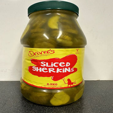 Picture of Drivers Sliced Dill Gherkins (2x2.3kg)