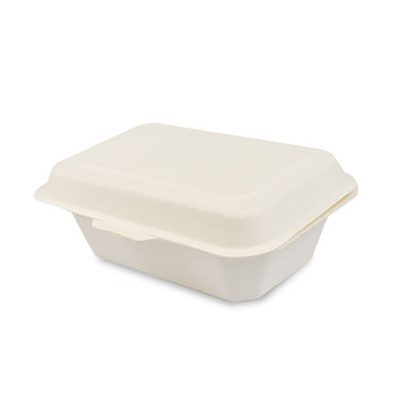 Picture of Jena Eco Bagasse Hinged Food Containers (2x125)