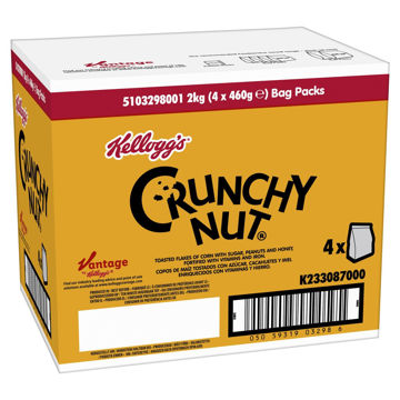 Picture of Kellogg's Crunchy Nut Bag Pack (4x460g)