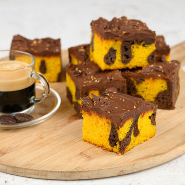 Picture of Sidoli Chocolate Orange Tray Cake (18ptn)