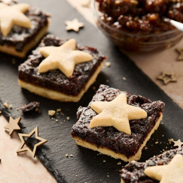 Picture of CAKE Christmas Mince Pie Slice (10x15ptn)