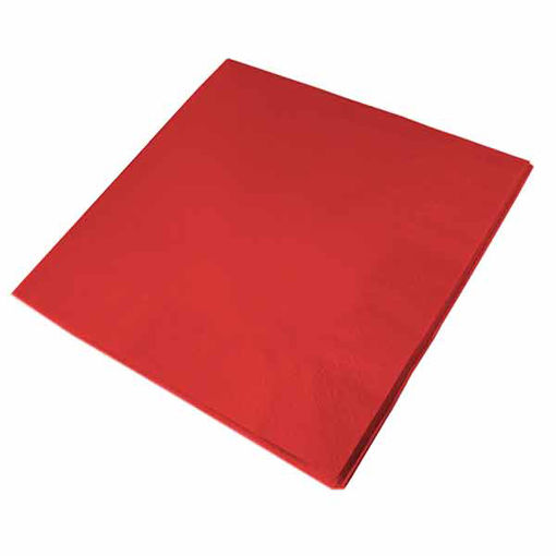 Picture of Swantex 33cm/2ply Red Napkins (20x100)